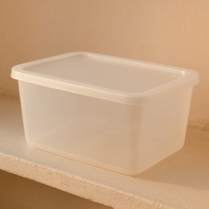 Plastlåda med lock, 18 liter